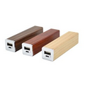 2200 mAh wooden power bank